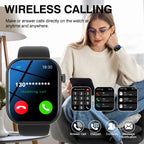 2026 New Smart Watch,HD Touch Screen Smart Watch,Wireless Call, Music Control, Fitness Tracker, Remote Camera, Multi-Sport Modes, Sedentary Reminder,  Suitable for Android & IPhone