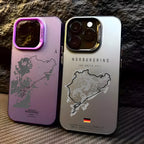 Nurburgring Runway Phone Case For IPhone 17 16 E 15 14 13 12 11 Germany Pro Max 17 Air 15 Plus Anti Fall Matte Back Cover Cases
