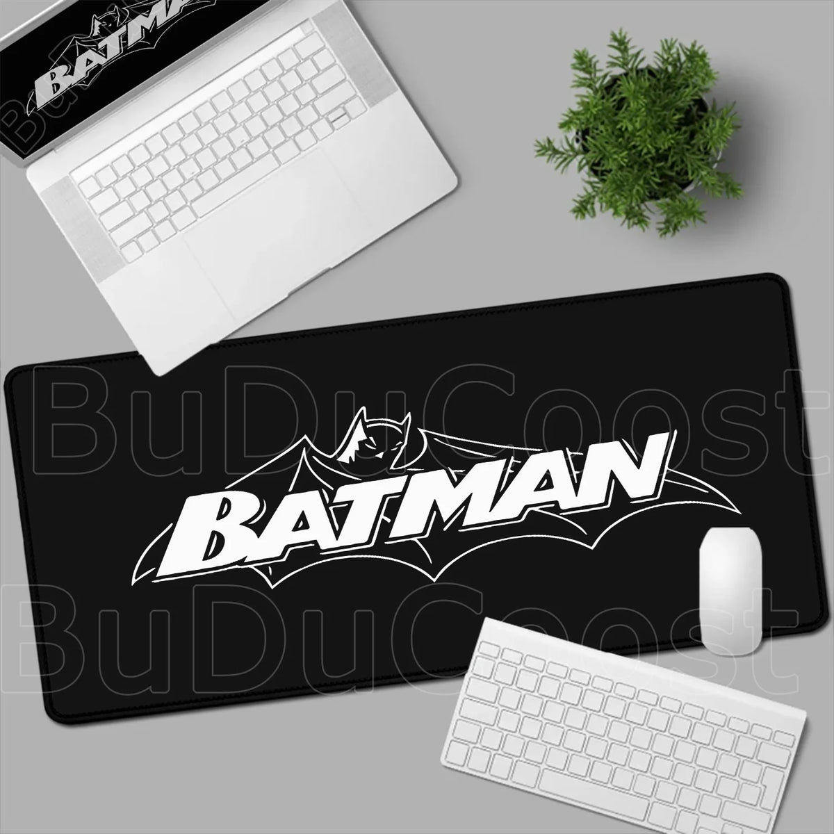 B-Batman Mouse Pad HD Large Gaming Non-slip Rubber Keyboard Desk Mat Office Laptop Computer Pc Gamer Cabinet Mousepad Xxl Carpet
