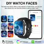 2026 New Smart Watch,HD Touch Screen Smart Watch,Wireless Call, Music Control, Fitness Tracker, Remote Camera, Multi-Sport Modes, Sedentary Reminder,  Suitable for Android & IPhone