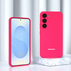 Original For Samsung S26 S25 S24 Case Soft Liquid Silicone Phone Back Cover For Galaxy S26 S25 S24 S23 S22 S21 Plus Ultra FE