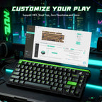 ATTACK SHARK R85 HE Wired 75% Hall Effect Rapid Trigger Mechanical RGB Gaming Keyboard with 8K Polling,0.05mm RT Accuracy