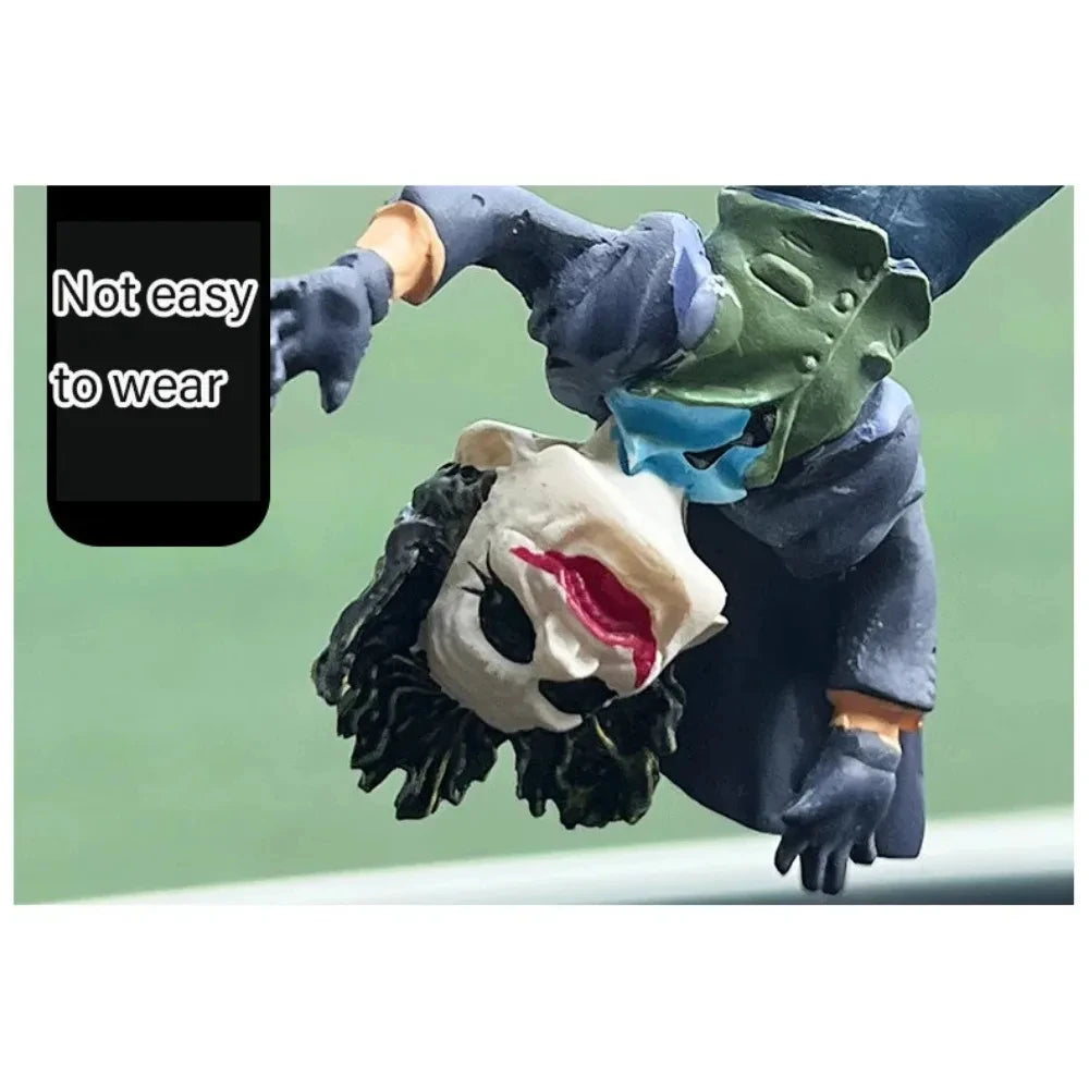 Car Resin Pendant Creative Car Rearview Mirror Cowhide Cartoon Pendant Christmas Gift New Product Joker decorative