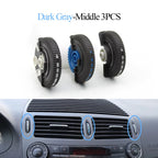 2/3PCS Set Car Front Air Conditioning AC Vent Rolling Wheel For Mercedes BENZ E Class W211 E200 E300 E230 E260 E280 2003-2008