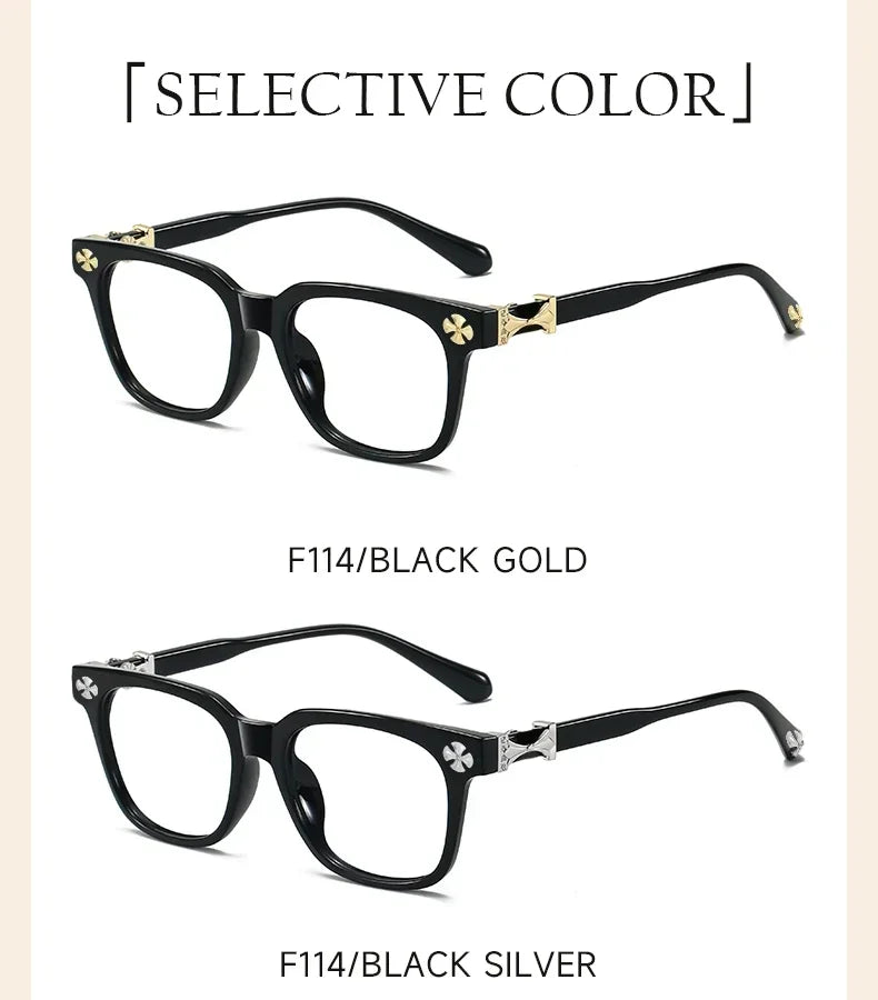 2026 BEAU FIVE Retro Square Blue Light Blocking Computer Glasses