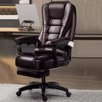 Leather Executive Office Chair Gaming Adjustable Modern Ergonomic Chair Mobile Massage Designer Silla Oficina Salon Furniture