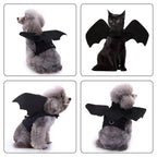 -Halloween Pet Costume - Cute Black Bat Wings Harness Costume For Cats And Dogs, Halloween Party Cosplay, Pet Supplies