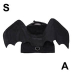 -Halloween Pet Costume - Cute Black Bat Wings Harness Costume For Cats And Dogs, Halloween Party Cosplay, Pet Supplies