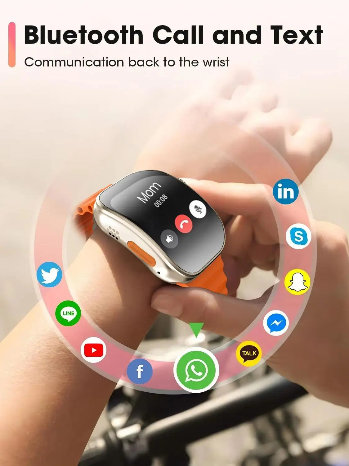 Smart Watch for Men Women, 2026 New Smartwatch (Answer/Make Call), IP67 Waterproof, 2.02" HD Fitness Watch with 100+ Sport Modes, Fitness Tracker Watch with Calls/Messages/Notifications, 7 Watch Bands