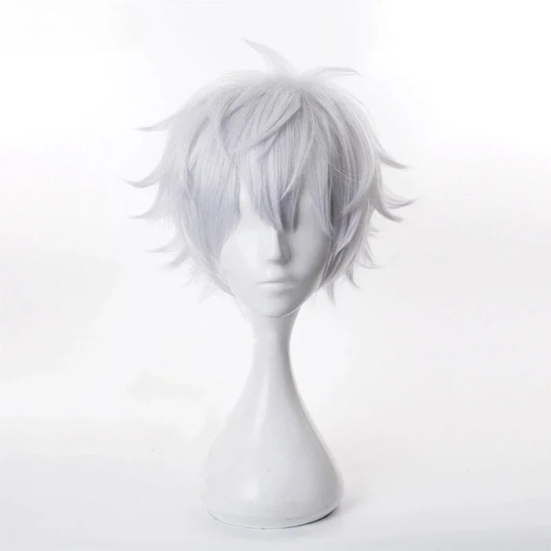 Anime Gojo Satoru Cosplay Uniform Jujutsu Kaisen Gojo Satoru Cosplay Costume High School Uniform Wig Suit Halloween Costumes