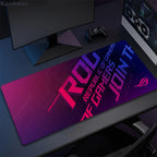 Asus Rog Black Mause Pad Anime Mouse Mats Gaming Computer Desk Mat Mouse Carpet Pc Accessories Gamer Mouse Pad Speed Rubber Mat