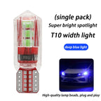 Width light modified car led lens t10 small light bulb super bright car exterior lights running lights general wholesale h11 h7