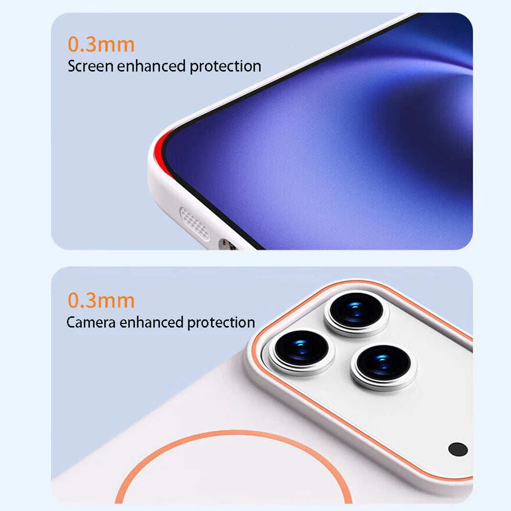 Luxury For Magsafe Silicone Phone Case For iPhone 11 12 13 14 15 16 17 18 Pro Max Magnetic Wireless Charging Back Case Cover