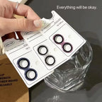 Quick Install Camera Lens Protector with Positioning Frame and Pry Tool, Compatible with iPhone 17/16/15/14/13/12 Pro Max