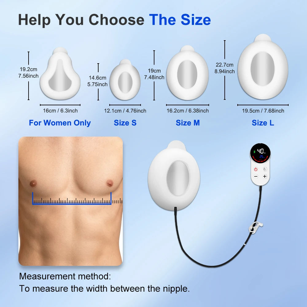 Pectus Excavatum Vacuum Bell Automatic Pump Sunken Chest Orthosis Brace