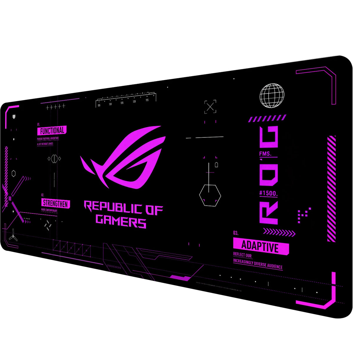 Extended Gaming Mouse Pad | Non-Slip Rubber Base, Stitched Edges