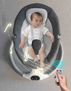 Baby Electric Rocking Chair Cradles Coax Baby  Luxury Electric Swing Shaker Recliner Comfort Chair  0-3 Years Old Baby Bed