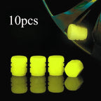 10pcs Luminous Valve Stem Cap Universal Car Decor
