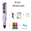 Upgraded 3D Printing Pen 9 Meter Pla Filaments Children S Birthday Christmas and New Year Gifts Three Dimensional Painting Tools