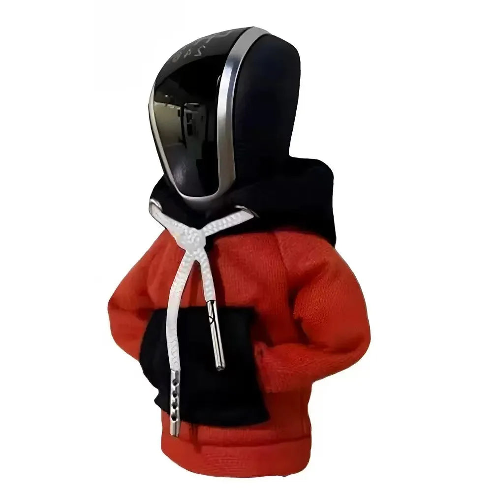 Gearbox Handle Hoodie Hot Night Sweatshirts Handbrake Cover Universal Car Gear Lever Knob Cover Gearshift Hoodie For Gearbox