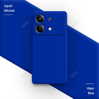 Liquid Silicone Cover for Xiaomi Redmi Note13 Note 13R 13 R Pro Plus 13RPro 5G Square Soft Original Mobile Phone Accessorie Case