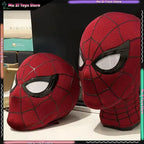 In Stock SpiderMan Brand New Day Adult Cosplay Mask with Magnetic Back Cover 3D Webbing Strips Resin Faceshell Cosplay Helmet
