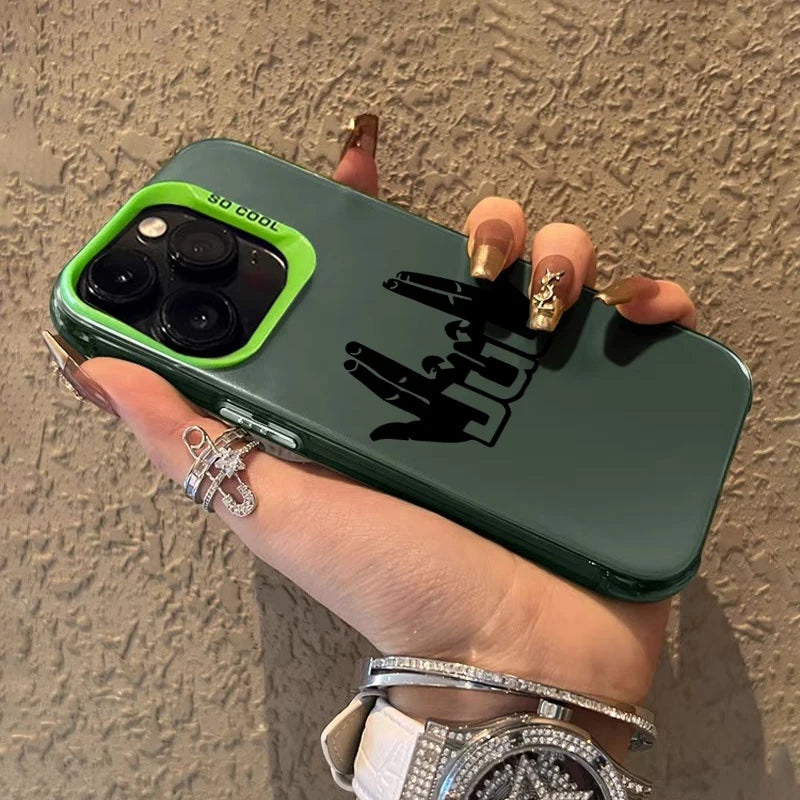 Rapper JuL C'est Pas Des Lol Hard PC IMD Case for iPhone 18 17 16 15 14 13 12 11 Pro Max X XR Shockproof Plating Matte TPU Funda