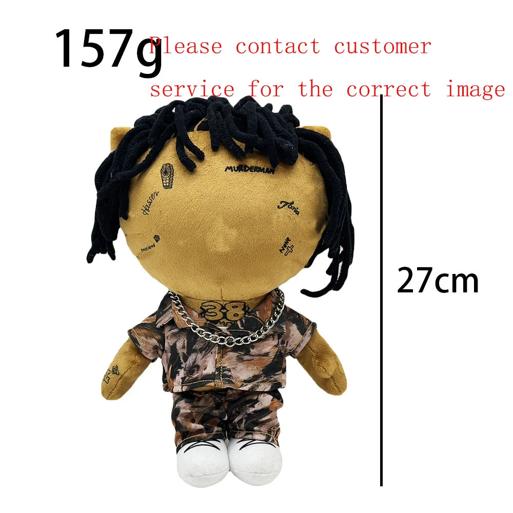 Multiple Styles Cute Cat Eminem XXXTentacion Frank Ocean Plush Toy Doll with Clothes Stuffed Soft Plush Toys Fans Collect Gift
