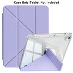 3+Y-fold Flip Clear Cover For iPad 10th 11th Gen 2025 7/8/9 10.2'' Start Case For Air 4 5 6 7 11 For Air 2 9.7 Pro 11 Mini 6 7