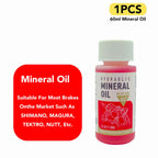 Bicycle Brake Mineral Oil 60ML Bike Hydraulic Disc Brake Oil Bleed Kit For SHIMANO TEKTRO SRAM NUTT Series Brake Repair Tools