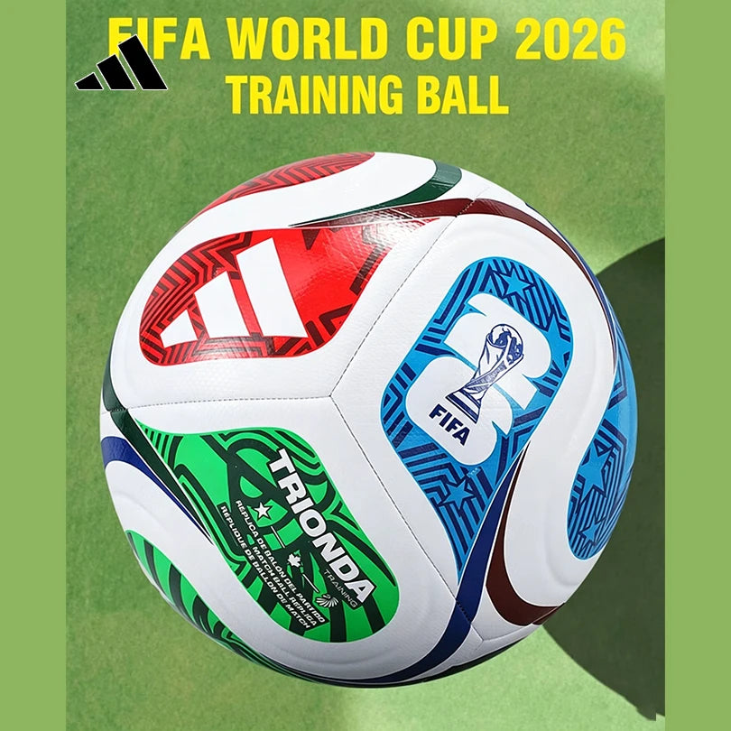 Adidas WC TRN TRIONDA 2026 FIFA World Cup Size 5 Training Soccer Ball Wear Resistant JD8032