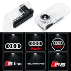 2PCS Car Door LED Light Logo Laser Projector Welcome Light For Audi sline TT Q2 Q3 Q5 Q7 Q8 A3 A4 A5 A6 A7 R8 B5 B6 B7 B8 C5 C6