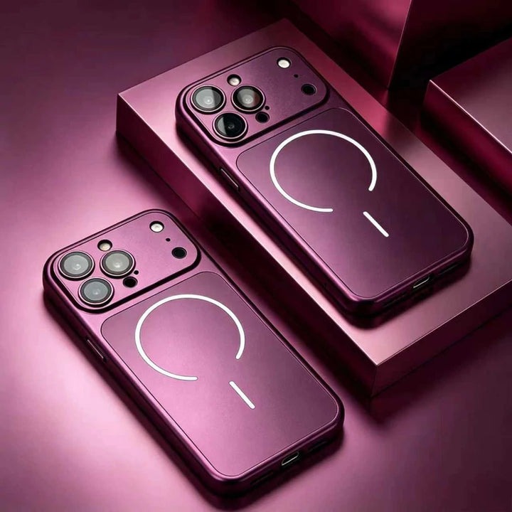 Luxury Matte Hard PC Shockproof for MagSafe Wireless Charge Case for IPhone 18 17 17Air 16 15 14 13 Pro Max Protection Cover