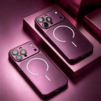 Luxury Matte Hard PC Shockproof for MagSafe Wireless Charge Case for IPhone 18 17 17Air 16 15 14 13 Pro Max Protection Cover
