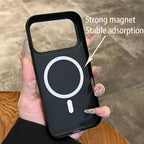 Luxury For Magsafe Silicone Phone Case For iPhone 11 12 13 14 15 16 17 18 Pro Max Magnetic Wireless Charging Back Case Cover