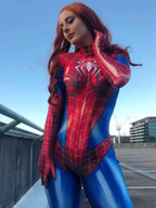 Halloween Cosplay Costume For Spider Women Superhero Costume Black Cat Tight 3d Printing Jumpuit Bodysuit Toys Christmas Gift