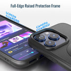Shockproof Case for iPhone 17/16/15/14/13/12/11 Pro/X Max/XR Mini Lock-in Design Cover Fit Quad-style Bike/Moto Mount