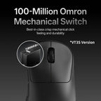 Rapoo VT3S MAX / VT3S Wireless Gaming Mouse 30K/26K DPI True 8K Wireless Polling Rate 49g Lightweight Up to 750 Hour Battery 8 Programmable Buttons On-Board Memory Esports Laptop Gaming Mice Compatible with Windows Mac