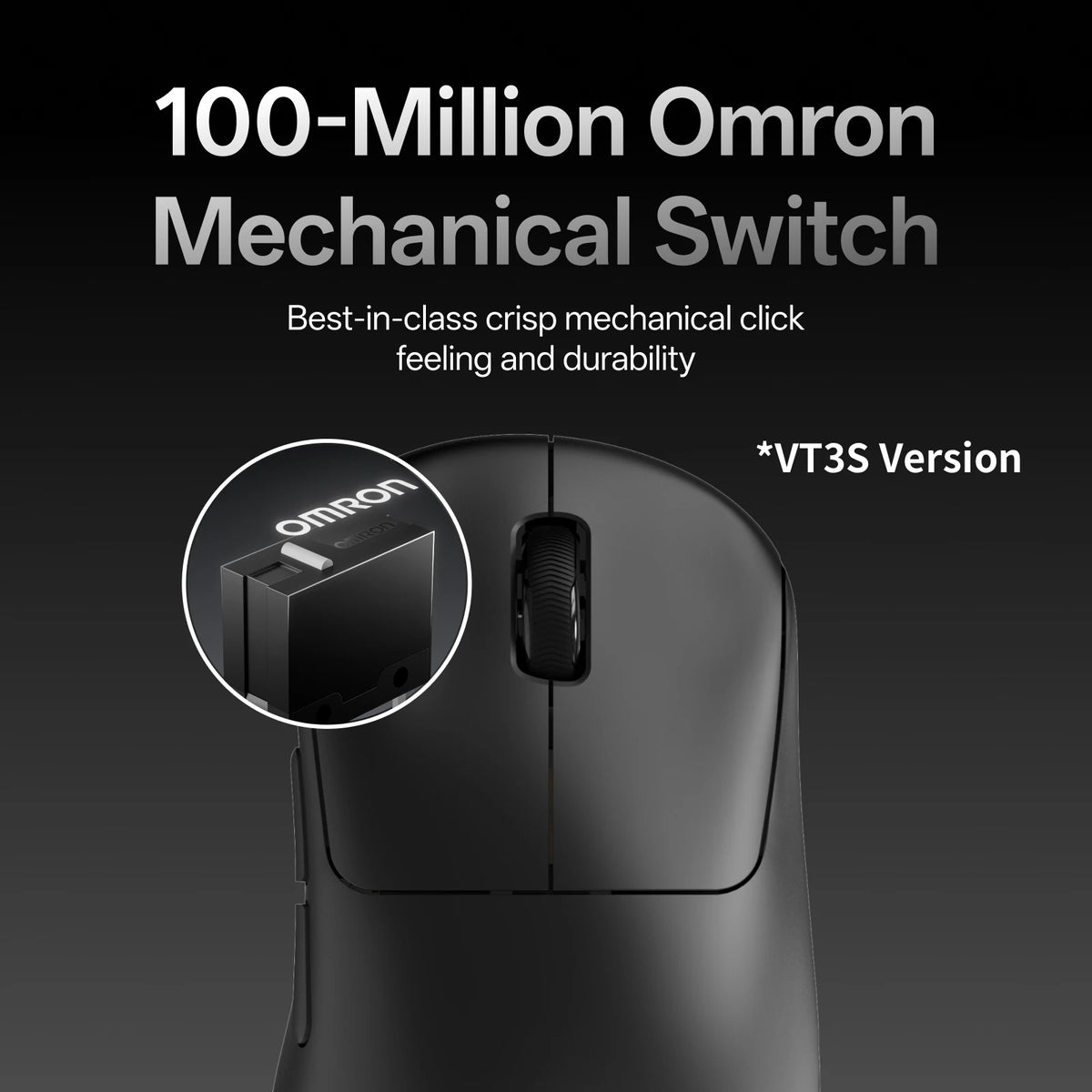 Rapoo VT3S MAX / VT3S Wireless Gaming Mouse 30K/26K DPI True 8K Wireless Polling Rate 49g Lightweight Up to 750 Hour Battery 8 Programmable Buttons On-Board Memory Esports Laptop Gaming Mice Compatible with Windows Mac