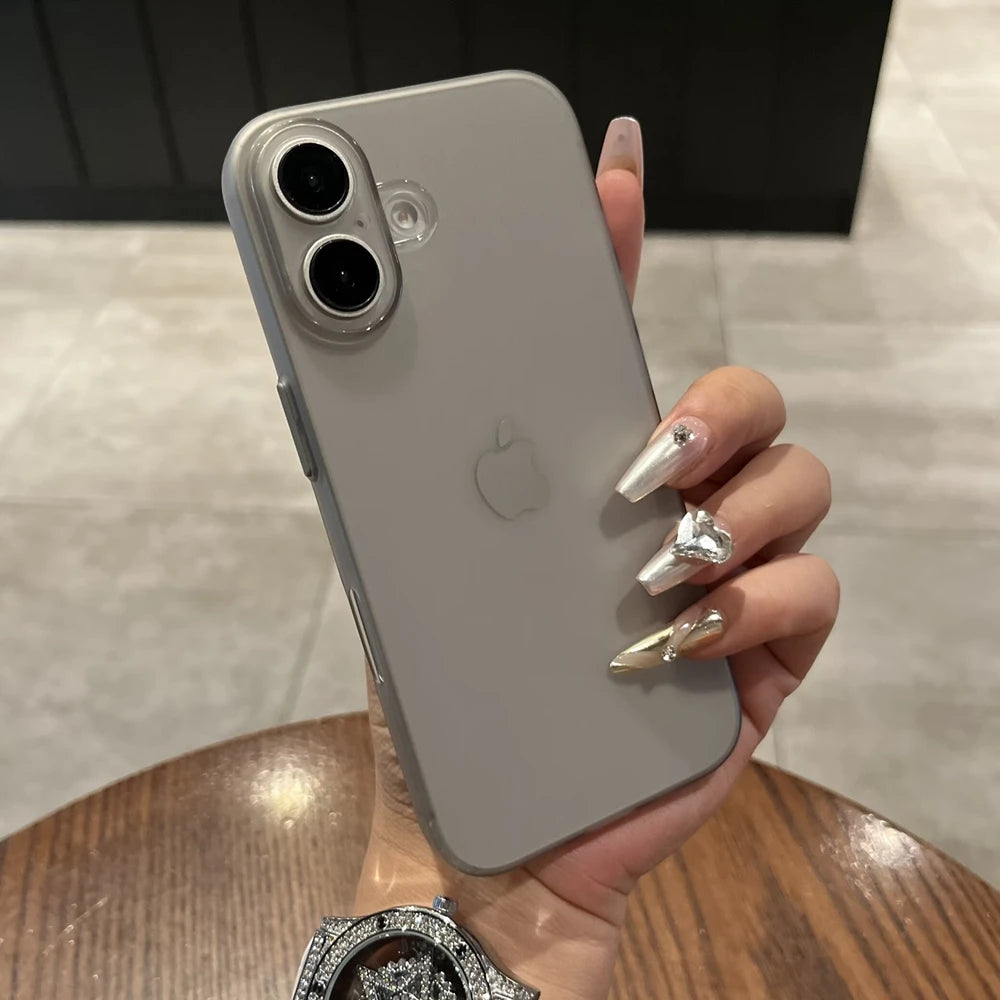 Ultra Thin PP Case For iPhone 18 17 16 15 14 13 12 11 Pro Max 16 15 Plus Matte Cover For iPhone 18Pro Slim Clear Shockproof Case