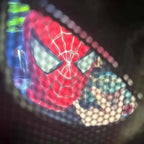 In Stock Miles Spider-Man 1:1 Scale Electronic Mask With Moving Glowing Eyes Ring Control Cosplay Toy Gift For Boys Gift