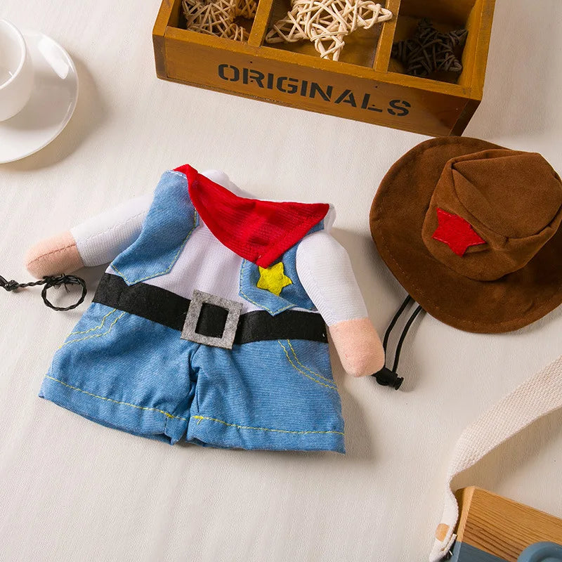Halloween Dog Costumes Funny Dog Clothes Adjustable Pet Cat Cosplay Costume Sets Novelty Clothing For Medium Large Dogs Pug 2023