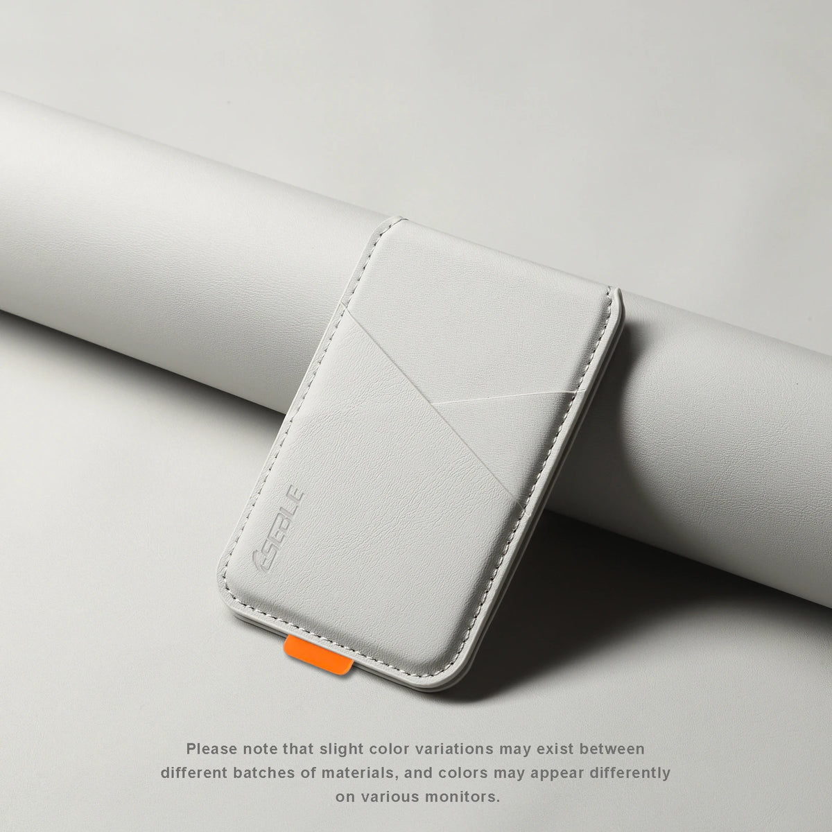 Premium PU Leather Magnetic Phone Card Holder, RFID Anti-Skimming Wallet Compatible with Magnetic Wireless Charging Smartphones,