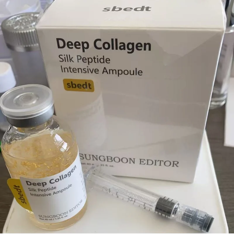 Korean Silk Collagen Peptide Ampoule Serum and Retinol Capsule Cream Set