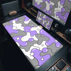 Gaming Mouse Pads Large Size Table Pad Blue White Strata Liquid Mouse Pad Computer Play Mat Leather Mouse Pad Keyboard Desk Mat