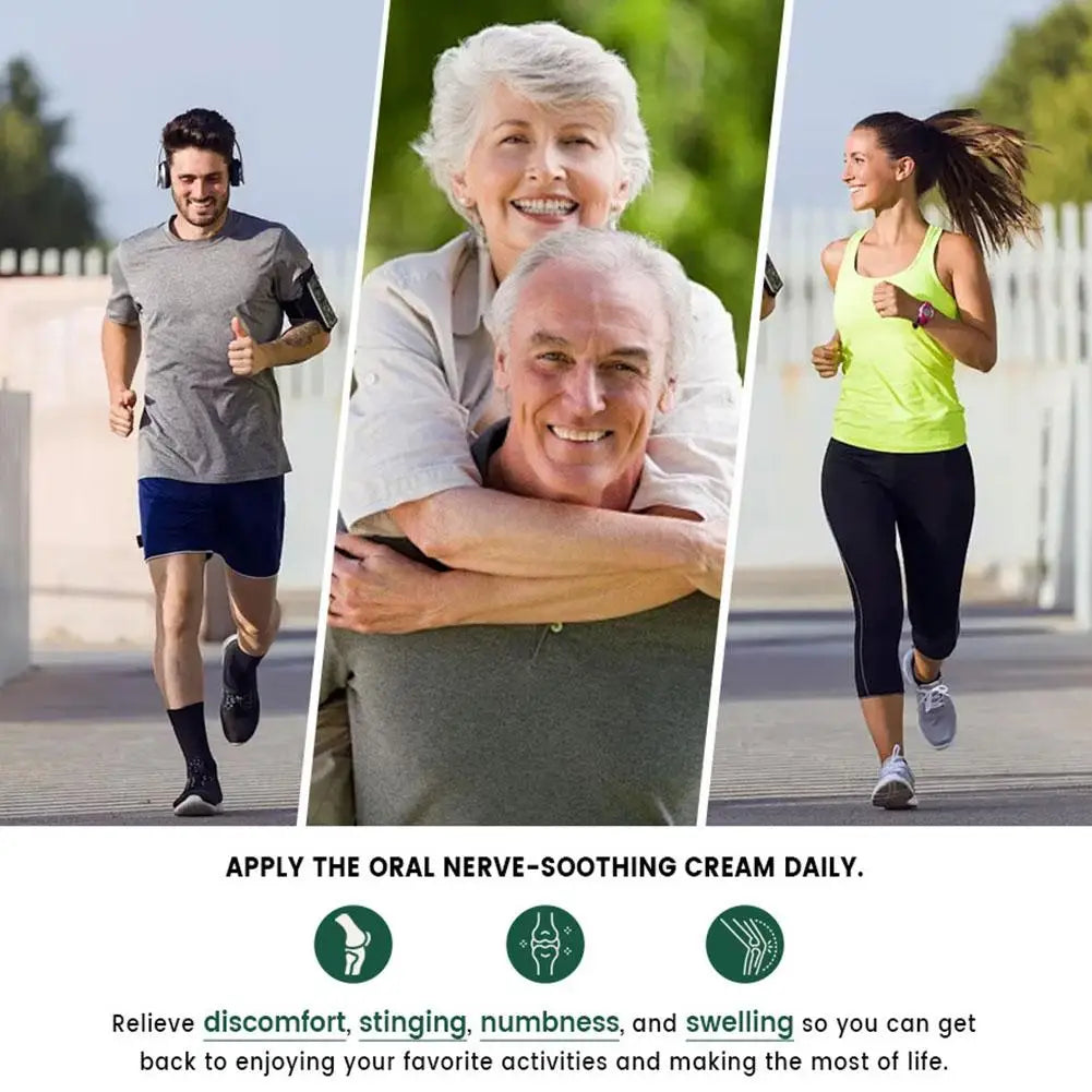 120ml Inner Dose Nerve Soothing Cream Magnesium MSM Arnica Extract Moisturizing Body Lotion for Joint & Muscle Discomfort Relief
