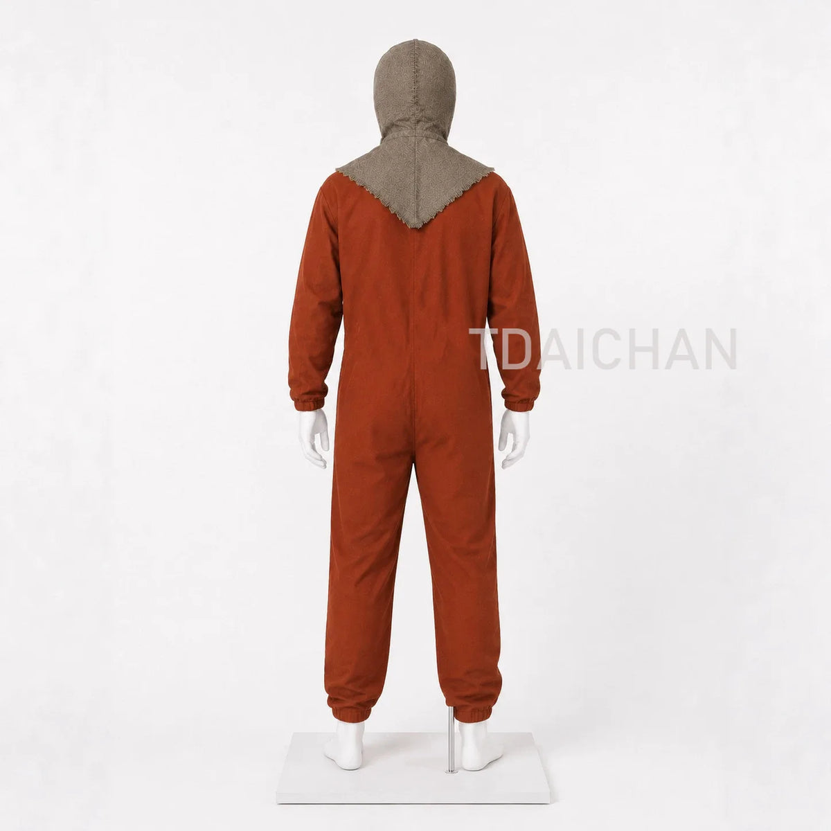 Halloween Scarecrow Sam Cosplay Costume 3‑Pcs Jumpsuit Mask Sack Trick or Treat Horror Role‑Play Outfit for Party Sam in Stock