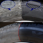 Car Tire Restorer Wax Back to Black Gloss Long-Lasting Coating Plastic Renovator Polish Cleaning Tire Gloss Enhancer Kit