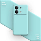 Liquid Silicone Cover for Xiaomi Redmi Note13 Note 13R 13 R Pro Plus 13RPro 5G Square Soft Original Mobile Phone Accessorie Case