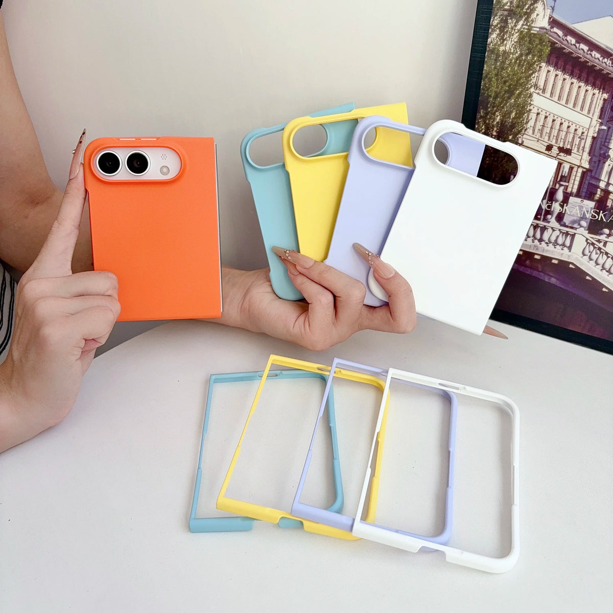 New Luxury Matte Ultra Thin Candy Color Phone Cases for Apple IPhone 18 Fold Ultra 2026 Silm Skin Feel Shockproof PC Hard Cover